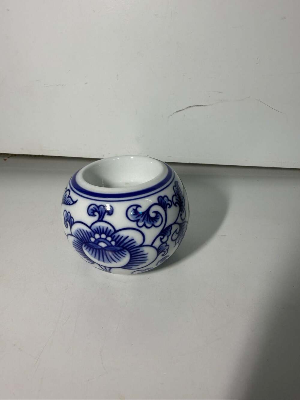 Bombay Blue & White Chinoiserie Ceramic Votive Tea Light Candle Holder 3 Types